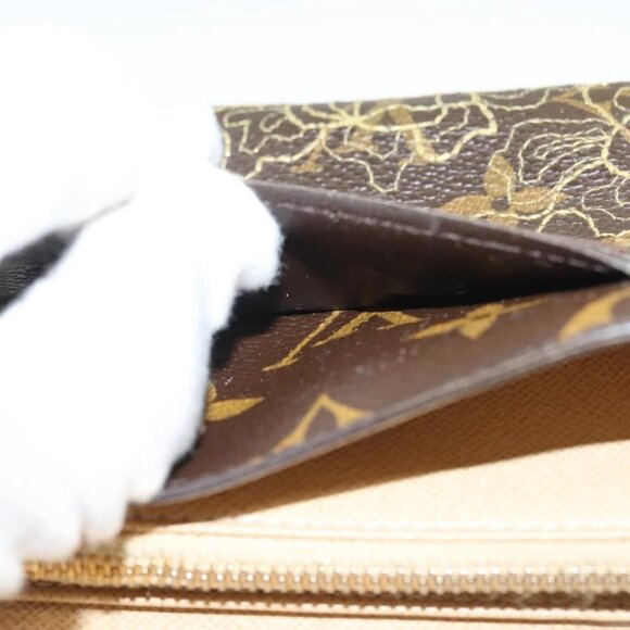 LOUIS VUITTON Monogram Dentelle Portefeuille Sarah Wallet M95390 LV Auth 119253V - Picture 13 of 16